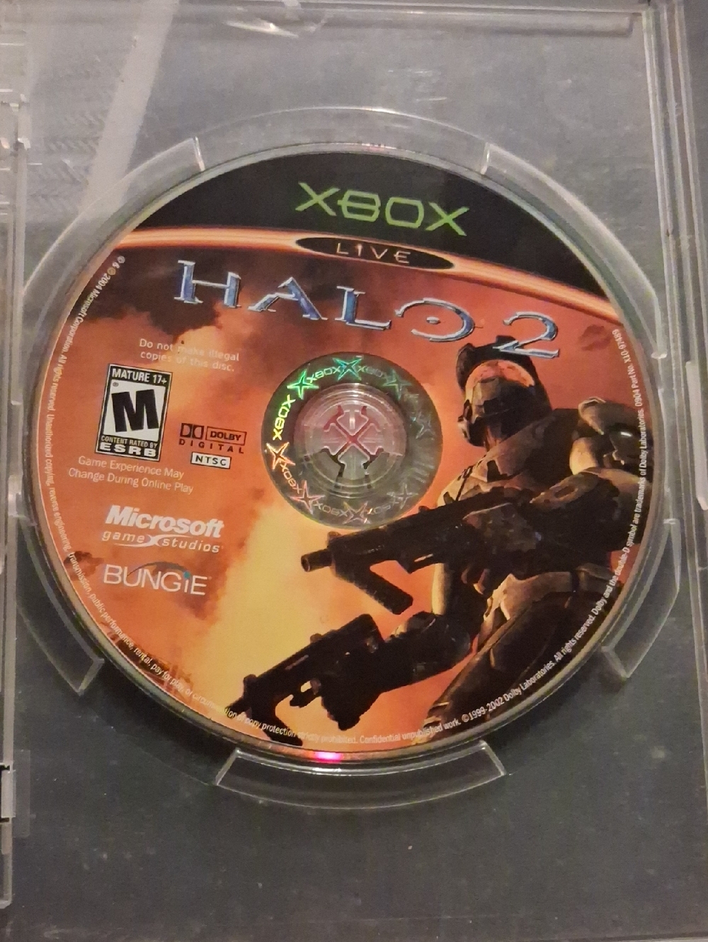 Microsoft Halo 2 (Xbox) Game Disc - Orange